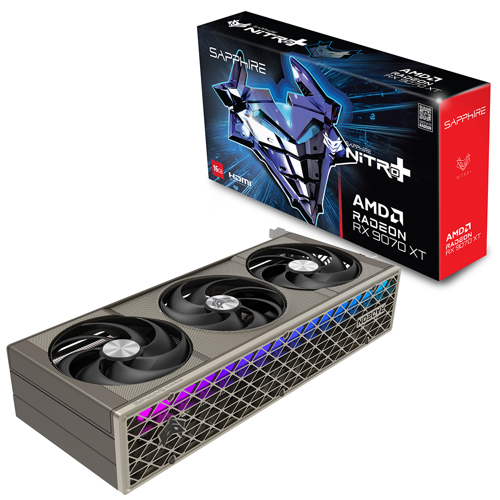 (주)이엠텍아이엔씨 SAPPHIRE 라데온 RX 9070 XT NITRO+ OC D6 16GB