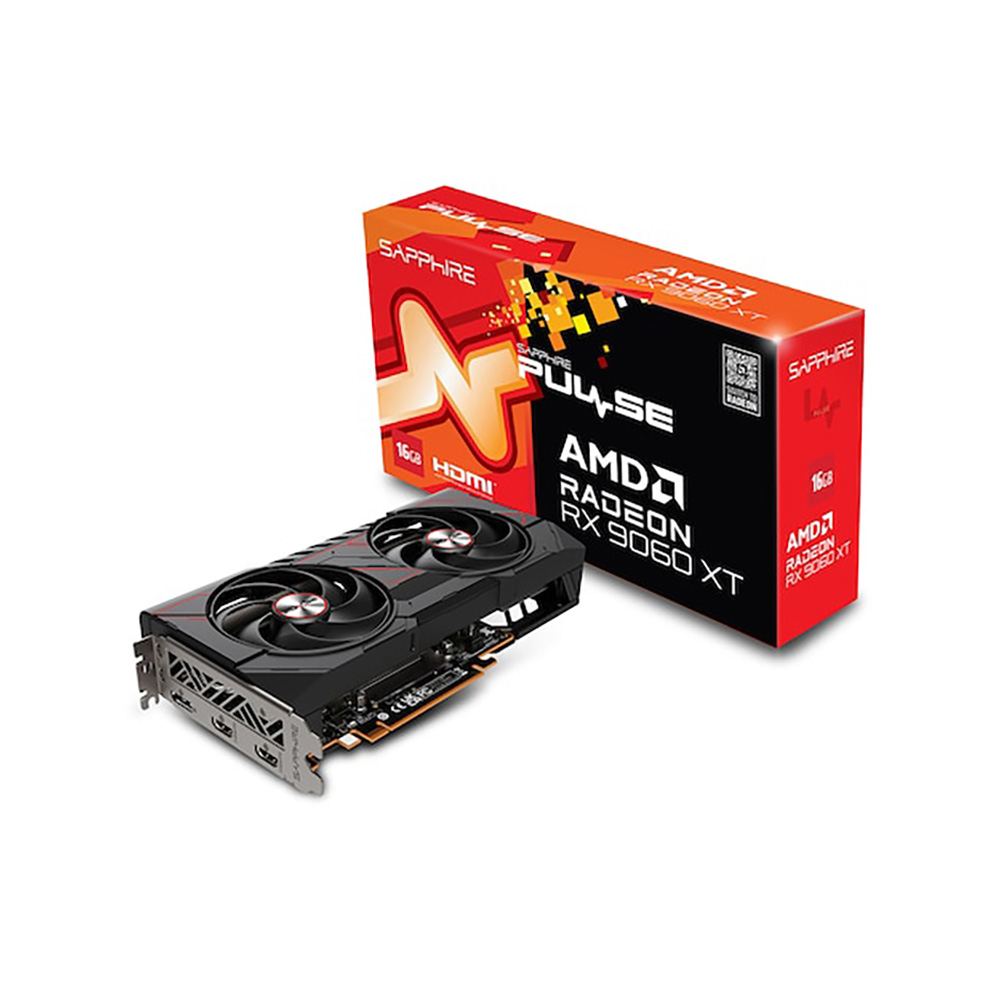 이엠텍 (주)이엠텍아이엔씨 포토리뷰 네페 증정 SAPPHIRE 라데온 RX 9060 XT PULSE OC D6 16GB