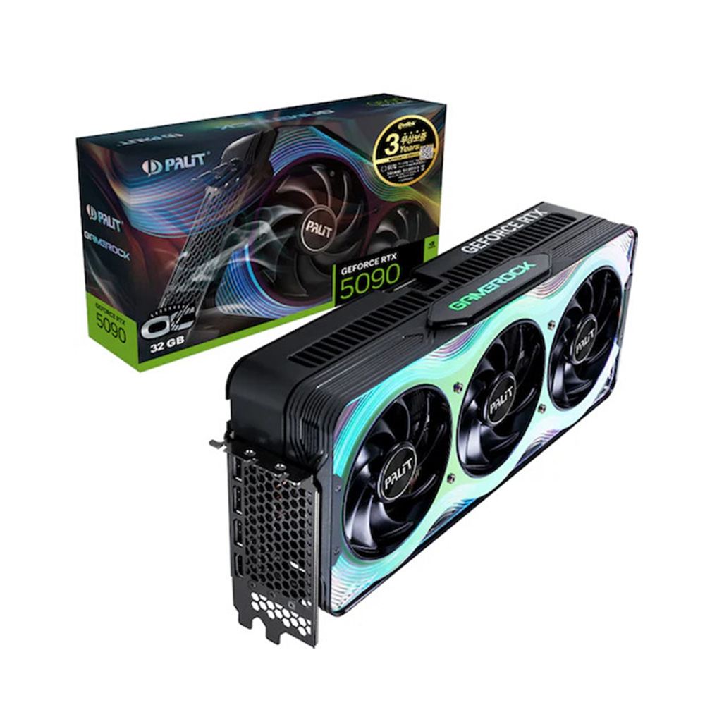 이엠텍 (주)이엠텍아이엔씨 PALIT 지포스 RTX 5090 GAMEROCK OC D7 32GB 이엠텍